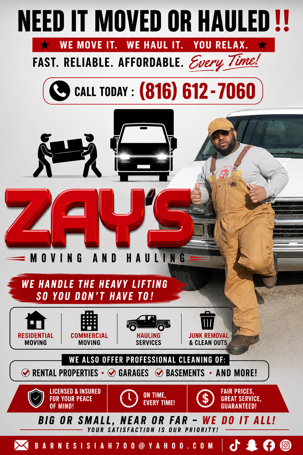 Zays Hauling logo